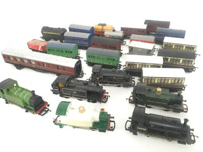 A Collection Of 00 Gauge Locos And Wagons.