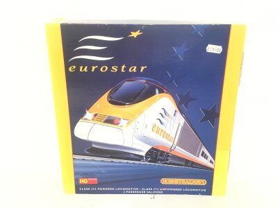 A Boxed Hornby H0 Gauge Eurostar Locomotive.