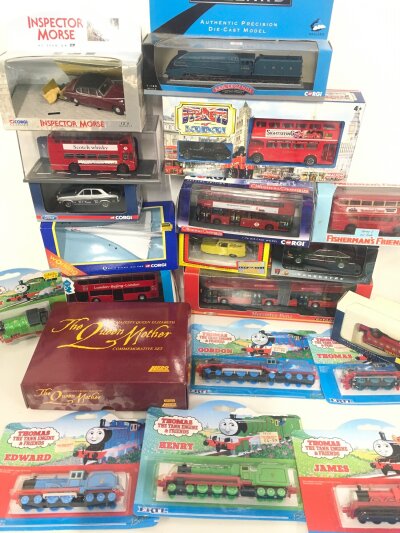 A Collection Of Boxed Diecast Including Ertl Thomas The ztsnk Engine. Vanguards. Corgi Etc.