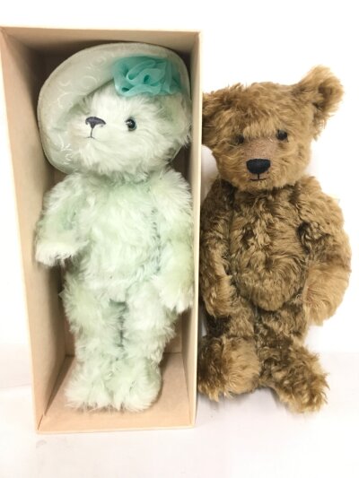 A Boxed Merrythought Queen Mother Bear And A Snugglesome Bear.