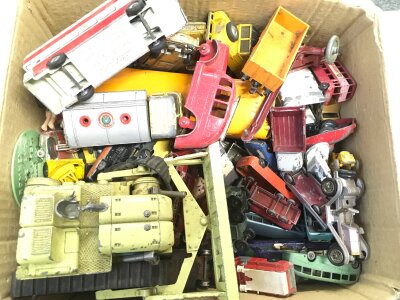 A Collection Of Playworn Diecast Including Dinky. Matchbox Etc.