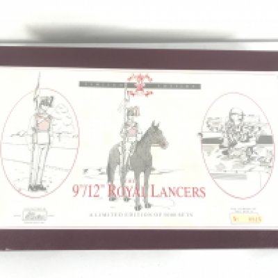A Boxed Britains 9th/12th Royal Lancers Set #5392.