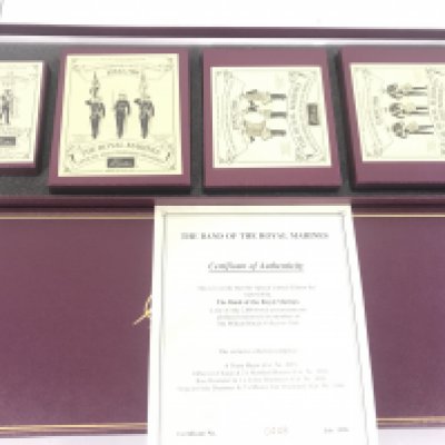 A Boxed William Britains Collectors Club 1997/1998 The Band Of The Royal Marines.