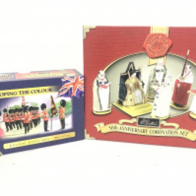 A Boxed Britains 50th Anniversary Coronation Set #41000 And A Colonel Lifeguards Mounted #40116. (2).