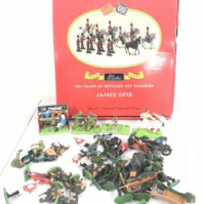 A Collection Of Britains Soldiers And The Great Book Of Britains.