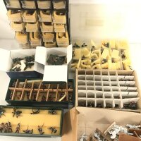 A Collection Of 15MM Led Soldiers. Painted And Un Painted. No Reserve.