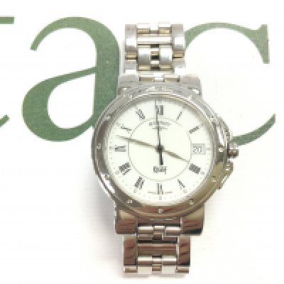 A Rotary Khalif watch with date aperture Approx 35mm case. Seen working. Postage B. NO RESERVE