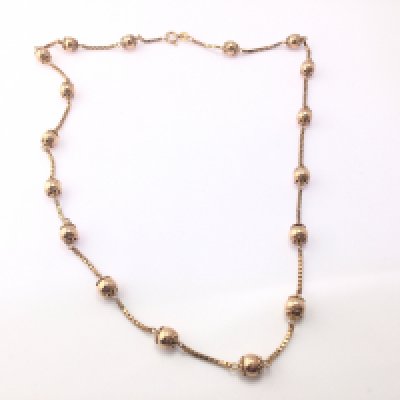 10k gold ball chain necklace. 14.33g