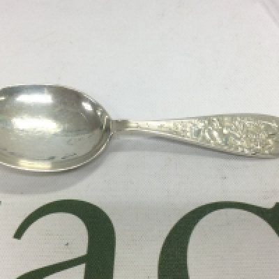 A silver 'Jack And Jill' novelty caddy spoon. Shipping category A.