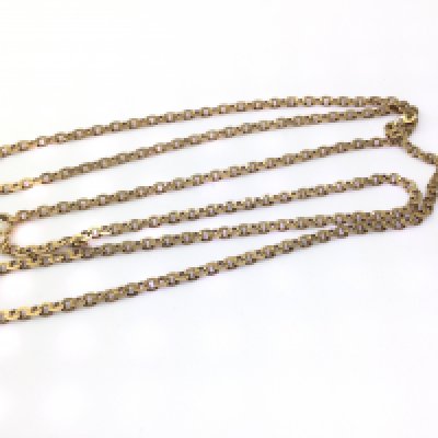 A 9ct gold chain. 13.20g Postage A