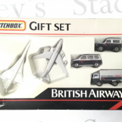 A Boxed Matchbox British Airways Gift Set #MC-17.