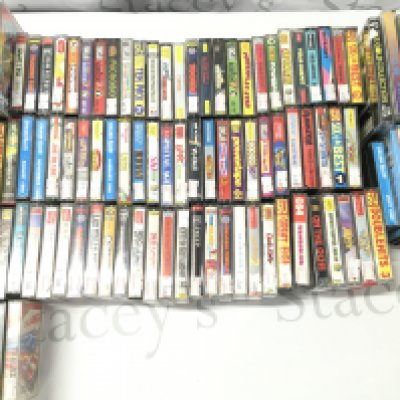 A Box Containing a Collection Of ZX Spectrum and Commodore 64 Games. No Reserve.