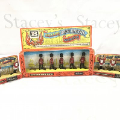 3 Boxed Britains Sets. life Guards and Welsh Guards (1 missing). No Reserve.