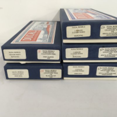 5x boxed sets of Ducal metal military Minature figures featuring 3 sets The Argyll and Sutherland Highlanders officers and ranks marching. Also featuring Colour Party Marching for Irish Guards 1923 and The Black Watch 1905. No reserve