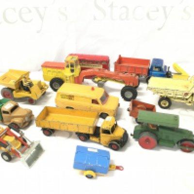 A Collection of Playworn Dinky Toys. No Reserve.