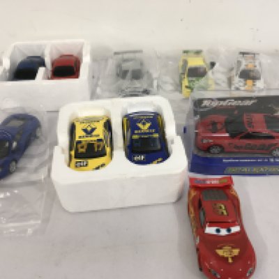 A collection of 10 slot cars by Scalextric and Hornby. No reserve