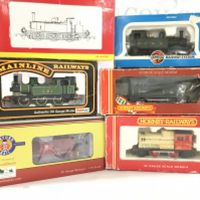 6 Boxed 00 Gauge Locomotives including Hornby. Airfix. Mainline And Oxford. No Reserve.