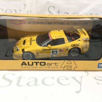 A Boxed Auto-Art Corvette C5-R. 1/18 Scale. No Reserve.