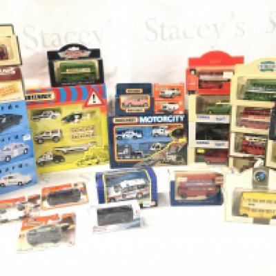 A Collection of Boxed Diecast Including Matchbox, vanguards etc. No Reserve.