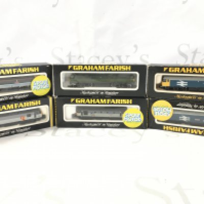 A Collection of 6 Graham Farish N Gauge Locomotives. All Non Runners.