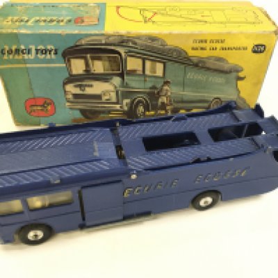 A Boxed Corgi Ecurie Ecosse Racing Car Transporter #1126. Box Is Warn.