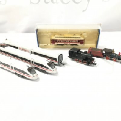 4 N Gauge Locomotives. Including Fleishmann. Bachmann.