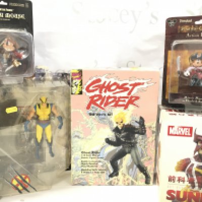 A Collection of Boxed Toys/Models Including Marvel. Disney. Etc