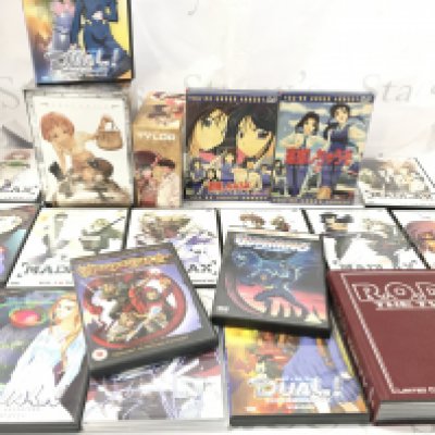 A Collection of Anime DVDs. No Reserve.