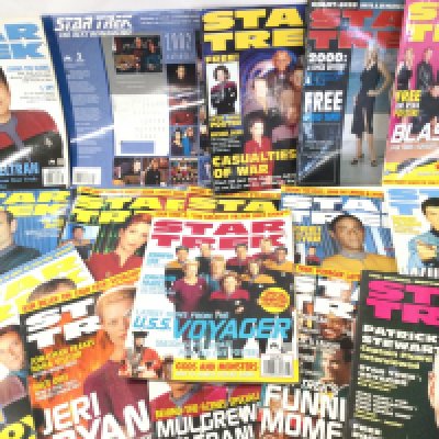 A Collection of Star Trek Magazines. No Reserve.