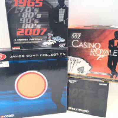 4 X Boxed Corgi James Bond Sets.