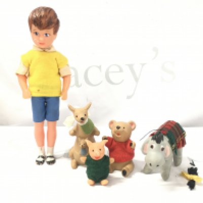 A Peggy Nesbit Winnie The Pooh Set Including Christopher Robin. No Reserve.