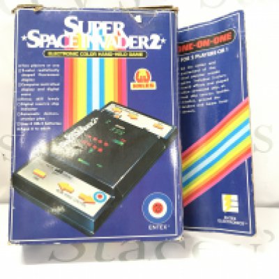 A Boxed Entex Electronics Super Space Invader 2. With Transformer.