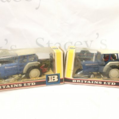 2 X Boxed Britains Ford 5000 Tractor #9527. Boxes In Varied States.
