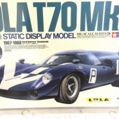 A Boxed Tamiya Lola T-70 MKIII Model Kit 1/12 Scale