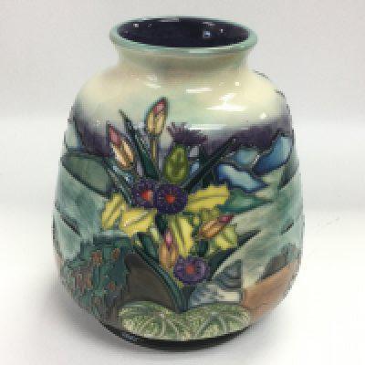 A Moorcroft Islay vase, 1998, approx height 14.5cm. Shipping category D.