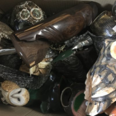A large collection of Various owl figures, this lot cannot be posted- NO RESERVE