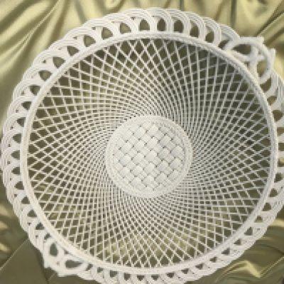 A Belleek dish fitted in original box - NO RESERVE