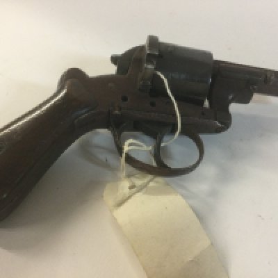 A six shot pin fire pistol.
