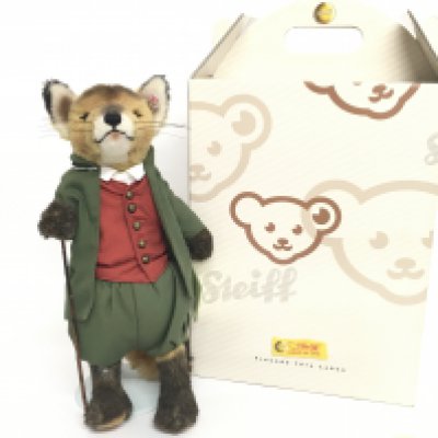 A Boxed Steiff Limited Edition Beatrix Potter Mr Tod, with tags. 662492 no 00944. Postage category C