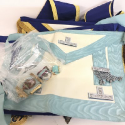 Masonic Regalia and jewels including installed master London grand rank & one senior grand rank. Postage category C