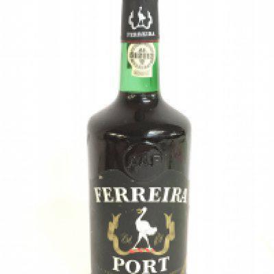 A bottle of Ferreira port, superior ruby. This lot cannot be posted