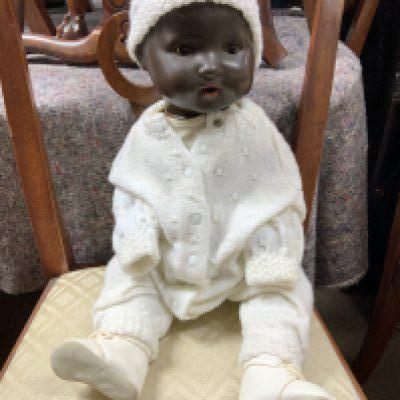 A large vintage baby doll stamped 247-7 Germany. (D)- NO RESERVE