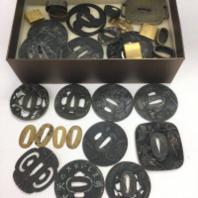 A collection of various tsuba. Shipping category B.