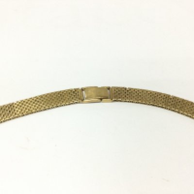 A 18ct gold watch strap. 30.88g