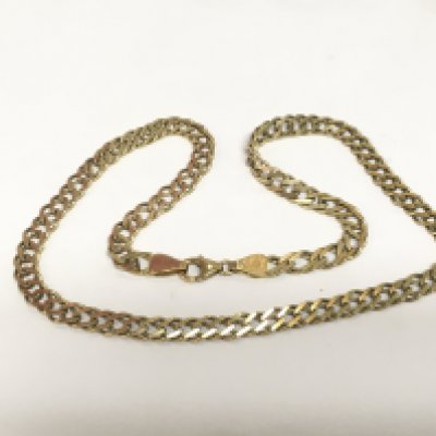 A 9ct gold necklace, approx 14.6g. Shipping category A.