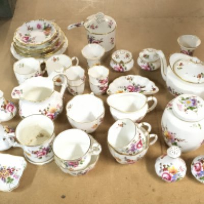 A collection of Royal Crown Derby, Derby Posies pattern including cups and saucers etc. this lot cannot be posted