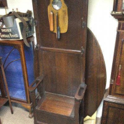 A oak hall stand. 180 cm tall by 66cm wide No Reserve