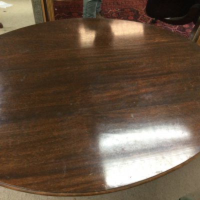 A bentwood table which is 145cm long.