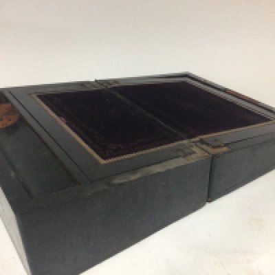 A 19th century Rosewood writing box for restoration.