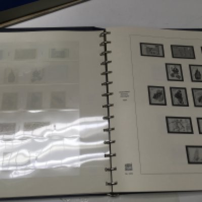 A box containing 1955-1995 inclusive blocks of German presentation packs.